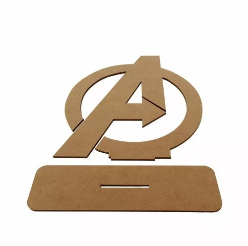 Imagem 4 de 4 de 5 Centro De Mesa Vingadores Mdf Cru Super Herói Decoração