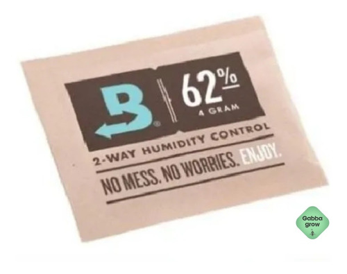Imagen 1 de 7 de Boveda 62% 4gr. Regulador Humedad Gabba Grow Olivos
