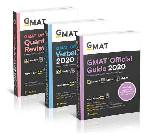 Book : Gmat Official Guide 2020 Bundle 3 Books Online...