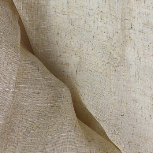 Visillo Velo Con Textura Argolla Cortina 2 Paños/ Alba Hogar