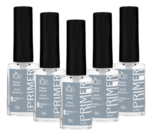 5un Primer Nail Bonder Preparador De Unhas Em Gel 10ml Volia