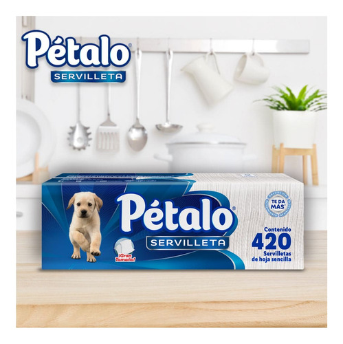 Servilletas Pétalo Hoja Sencilla 420 Piezas