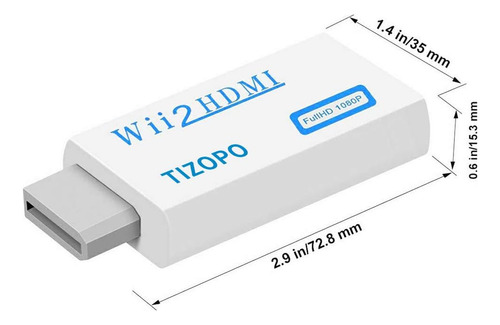 Wii A Hdmi Tizopo Converter, Wii Hdmi Adapter, Output...