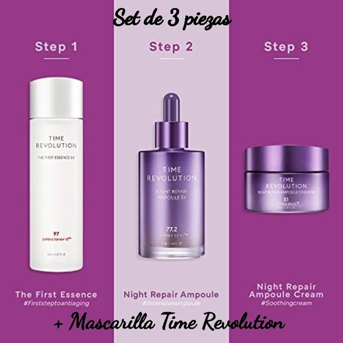 Set De 3 Piezas Missha Time Revolution Night Repair + Regalo