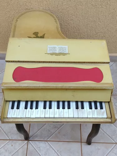 GRACIOSO MINI PIANO - Infantil - todo feito em madeira