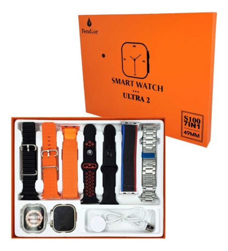 Smartwatch S100 Ultra Correas 7+1 Protector Llamada Notifica