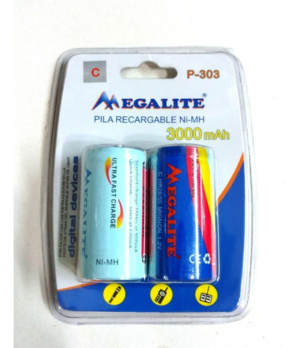 Pilas Recargables C 1,2v Para Juguetes Linternas