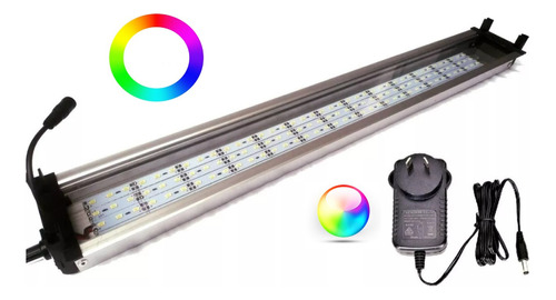 Led Iluminador Acuario Plantado Pez 38w 50cm Wifi Seteable!!