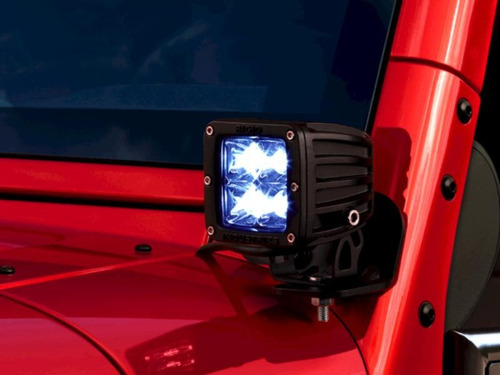 Faros Led Amplio Alcance 4 Módulos Wrangler Jeep 13/18