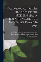 Comprar Libro Commemorating Six Decades Of The Modern Era In Bota...