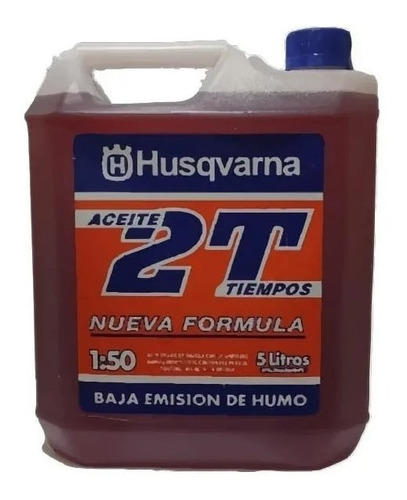 Aceite 2t Husqvarna 5 Lts Para 250lts De Bencina