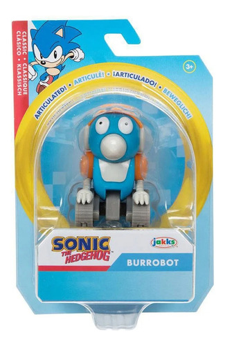 Figura Burrobot 5 Cm  Articulada Coleccionable The Hedgehog