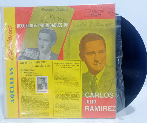 Disco Lp Carlos Julio Ramirez / Recuerdos Inolvidables 