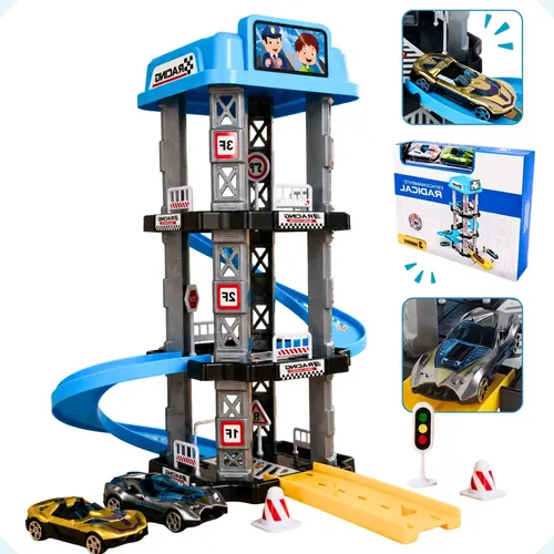 Pista De Carrinhos Brinquedo Infantil Menino Estacionamento