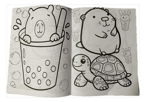 Capibara 20 Libros Didácticos Libro Para Colorear Capybara