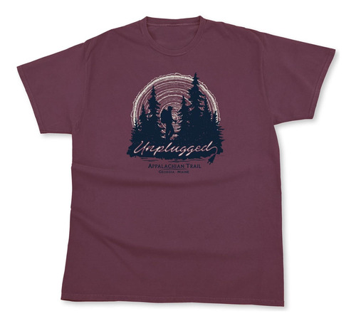 Camisetas De Senderismo Mountain Graphics Trail Unplugged (p