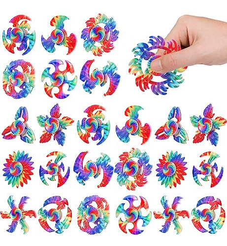 24 Pack Colorful Fidget Spinners, High-speed Spinner To...