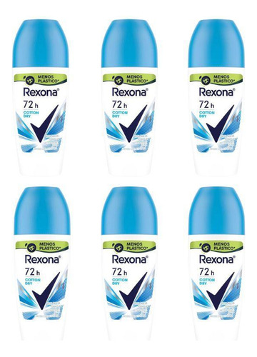 Des. Rollon Rexona Feminino Coton 48h - Proteção Duradoura