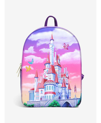  Loungefly Disney Beauty And The Beast Castle Mini Backpack