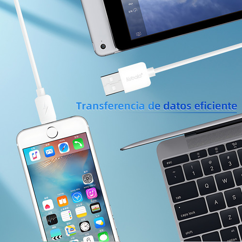 Cables De Datos Carga Usb Para Lightning 2 Metros