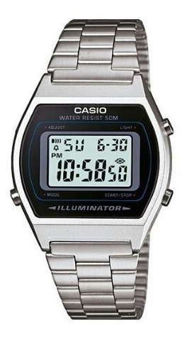 Reloj Casio Modelo B640 Plateado