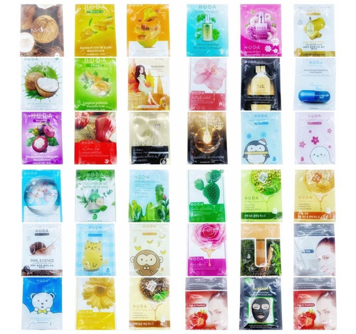Imagen 2 de 10 de Pack 100 Piezas De Mascarillas Mixto Coreanas Surtidos