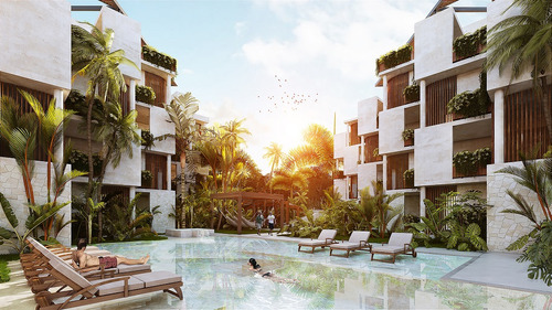 ¡ Deslumbrante Condominio En Venta En Playa Del Carmen ! Inuk