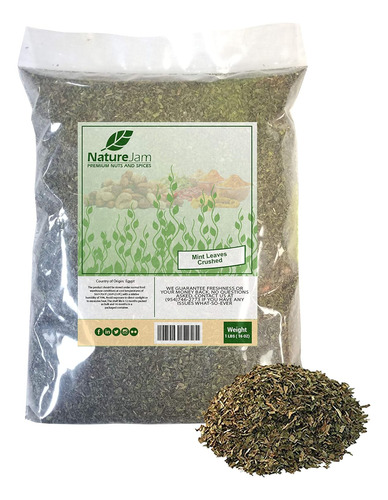 Hojas De Menta (trituradas) Bolsa A Granel De 1 Libra-mentha