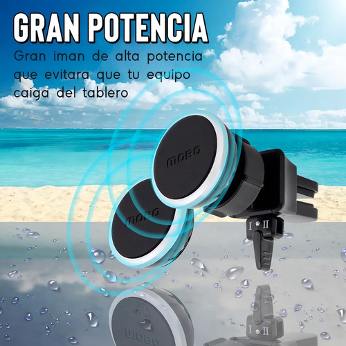 Soporte Magnetico 2 En 1 Mobo Auto Y Escritorio 2 Imanes