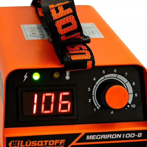 Soldadora Inverter Mega Iron 100 Lusqtoff Escuadras Mascara