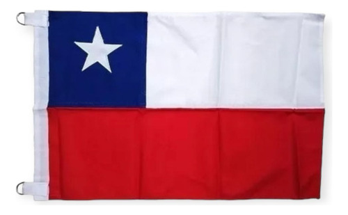Bandera Chilena Bordada 120x180 Cms Excelente Calidad