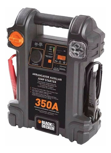 Arrancador 350 Amp 12v Black Decker Usb Linterna Js350s