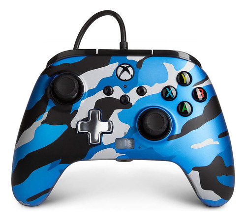 Control joystick ACCO Brands PowerA Enhanced Wired Controller for Xbox Series X|S Advantage Lumectra metallic blue
