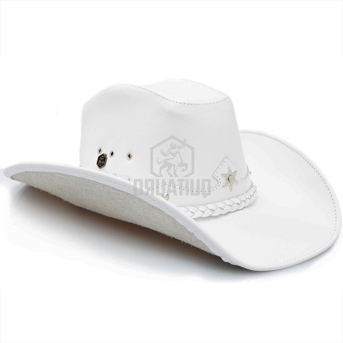 Chapeu Feminino Quitauro Country Americano Rodeio Couro Luxo