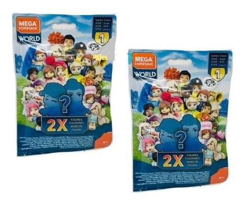 Mega Construx Serie 1 World Paquetes Con 2 Personajes Oferta