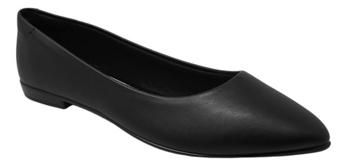 Flats Negros Napa Casuales Zapatos Mujer Beira Rio 4136395