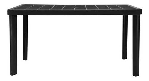 Mesa Pvc 140x75cm 6 Personas Para Patio Jardin Exterior Js