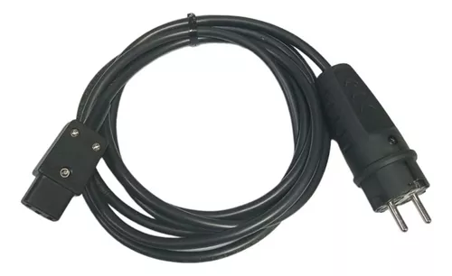 Cable de Corriente Schuko 1 Metro para PC y Monitores Accesorios