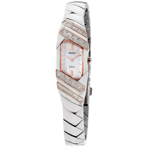 Reloj Seiko Para Mujer (sup332) Solar Acero Inoxidable Y