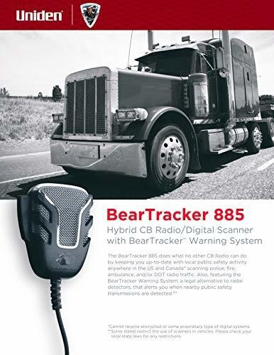 Radio Cb Uniden Beartracker 885 Hybrid Con Todas Las Funcion