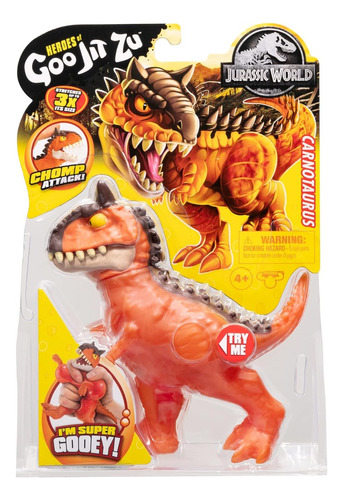 Figura Elastica Bandai Goo Jit Zu Carnotaurus Jurassic World