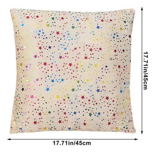 Nueva Funda De Almohada Con Pentagramas Estampada En Calient