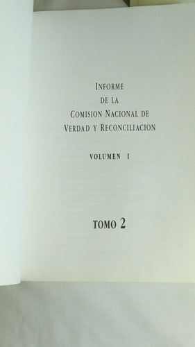 Informe De La Comisión Nacional De Verdad Y Reconciliación (Usado)