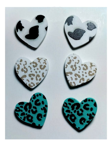 Pack Trio De Aretes Corazones