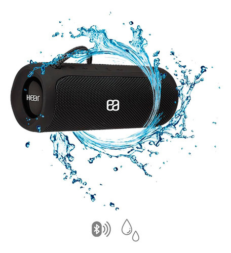 Caixa De Som Portátil Prova Dagua Bluetooth 20w C/ Led 8 Hrs