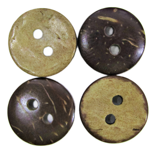 Botón De Coco #20 (12.8mm) Millar