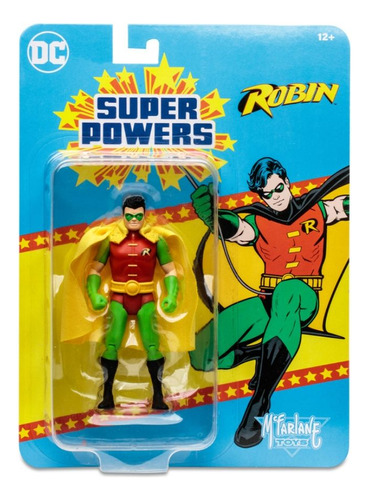 Mcfarlane Toys- Dc Direct- Super Powers- Robin ( Tim Drake)