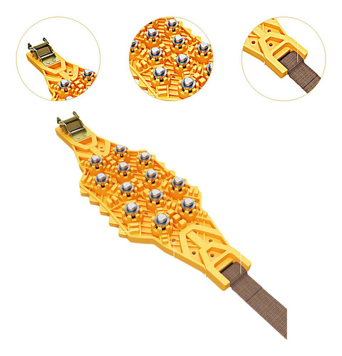 Cadena De Nieve Para Automóvil Cadena De Amarillo