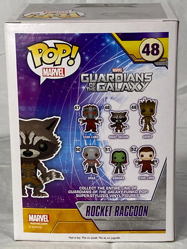 Funko Rocket Raccoon Guardians Of The Galaxy #48