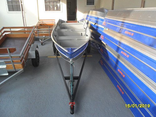 Barco Aluminio 6mts Borda Alta Ok...super Reforçado.